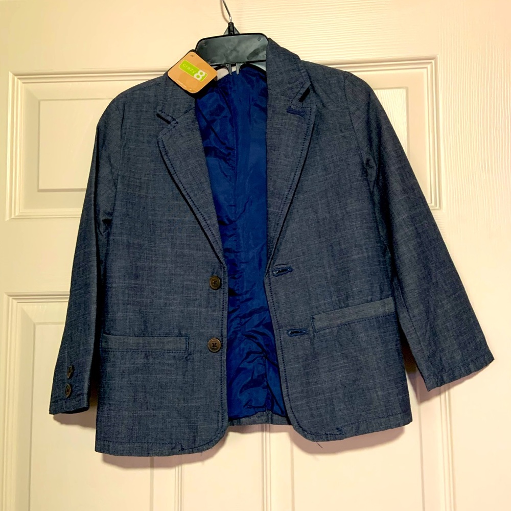 Boys denim blazer